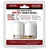 Metal Toilet Master Bolts Tool-Free Toilet Bolt and Cap System
