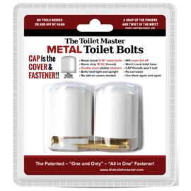 Metal Toilet Master Bolts Tool-Free Toilet Bolt and Cap System (1)