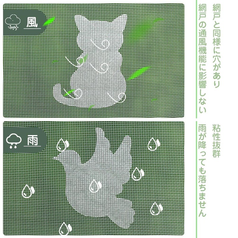 Screen Repair Sheet, 20 Pieces, Cat Shape, Bird Shape, Cute,