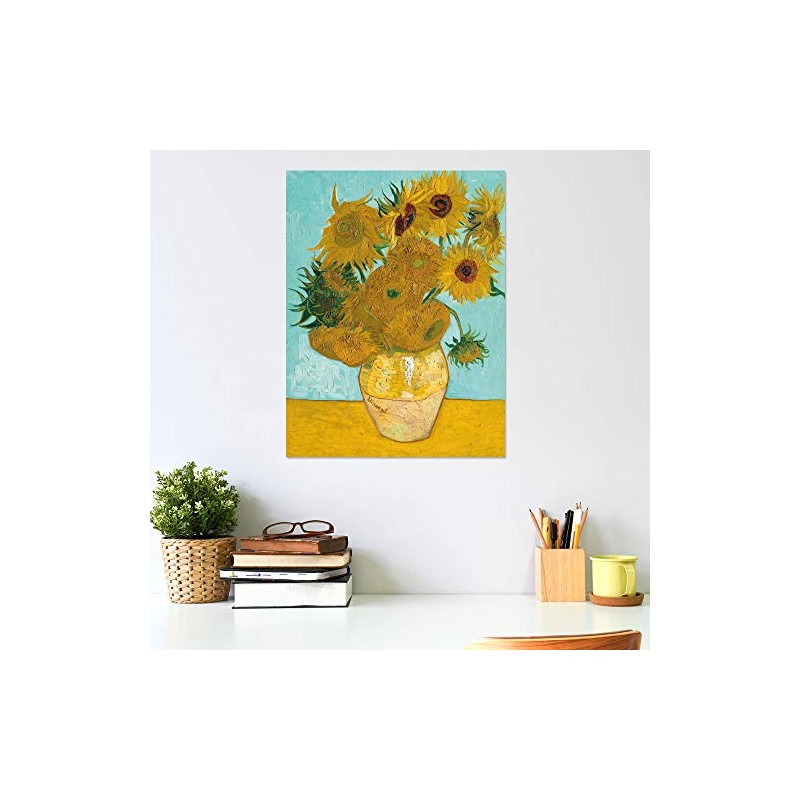 JUNIWORDS Vincent van Gogh Twelve Sunflowers in a Vase 20x26cm