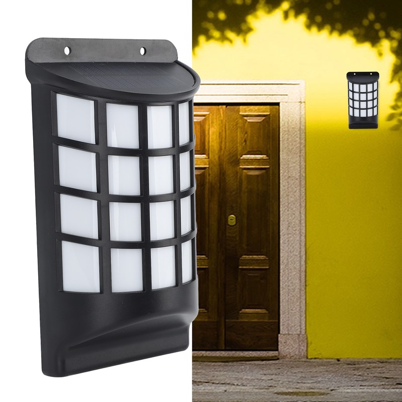 Solar Flame Wall Light Decorative LED Outdoor Wall Lamp IP65