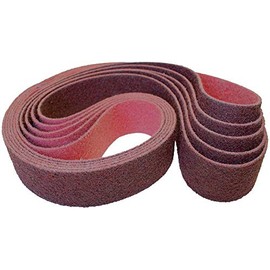 VSM 796705 Nylon/Corundum Grit 240 Fleece Abrasive Belt, Brown, 30 x 533 mm
