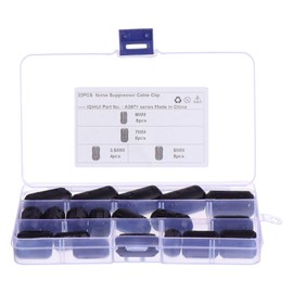 DOITOOL Choke Noise Filters 22pcs Set for Home Supplies and Cable Plastic Clip Installation