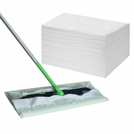 KMAKII X-Large Dry Sweeping Cloths for XL Sweeper, Disposable Dusting Cloths, XL Dry Mop Pads, Floor Cleaning Pads, Mop Dusting Refills, Pack of 100 Pcs