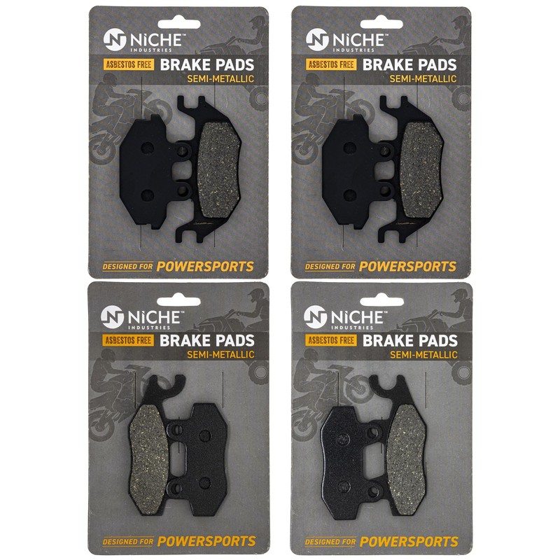 NICHE Brake Pad Set For Kawasaki Mule PRO FXT FX