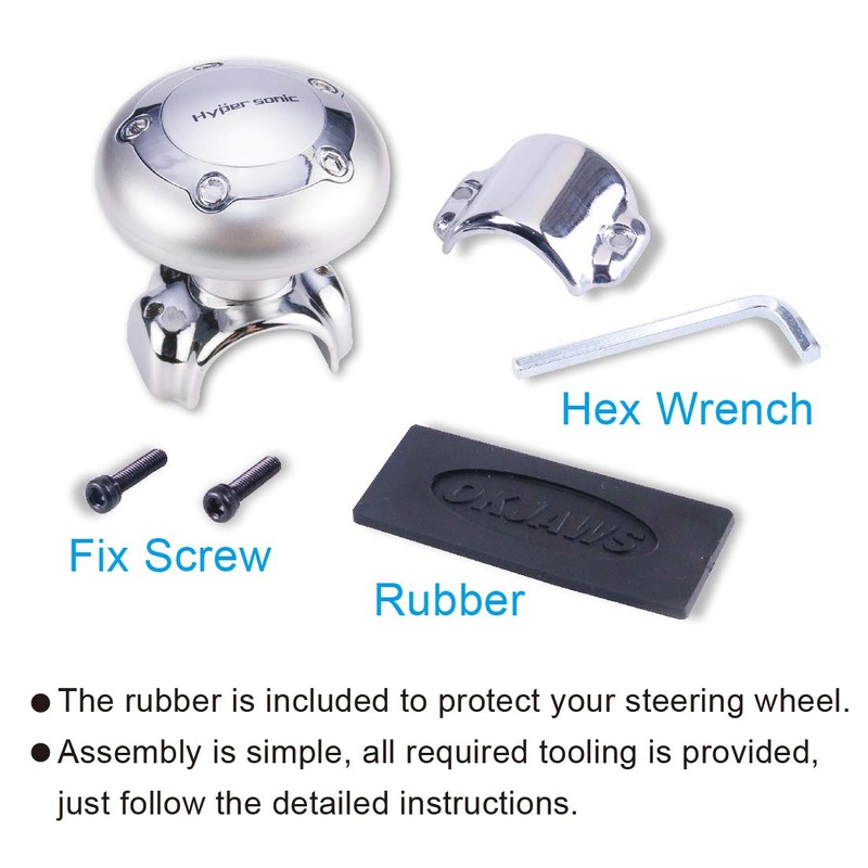 Large Steering Wheel Knob Spinners, Universal Vehicle Steering Wheel Spinners