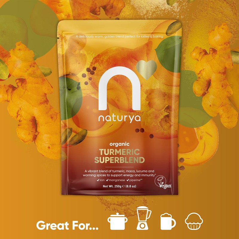 Naturya Organic Turmeric Superblend Powder, 250g