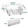 JAQ Dish Drying Rack in-Sink, 304 Stainless Steel Dish Drainer