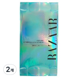 BAZAAR Skin Fit Luminous Sun Cushion Refill SPF50+ PA++++, 2 pcs / BAZAAR 스킨 핏 루미너스 선쿠션 리필 SPF50+ PA++++, 2개