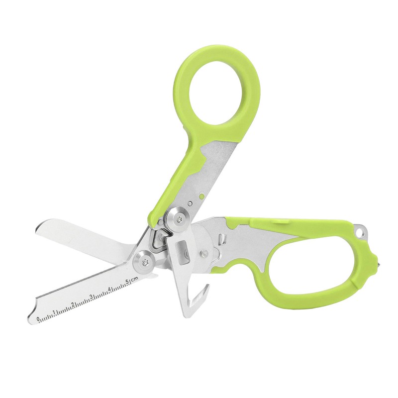 Folding Scissors Stainless Steel Clear Scale Wind Breaker Cutter Wrench