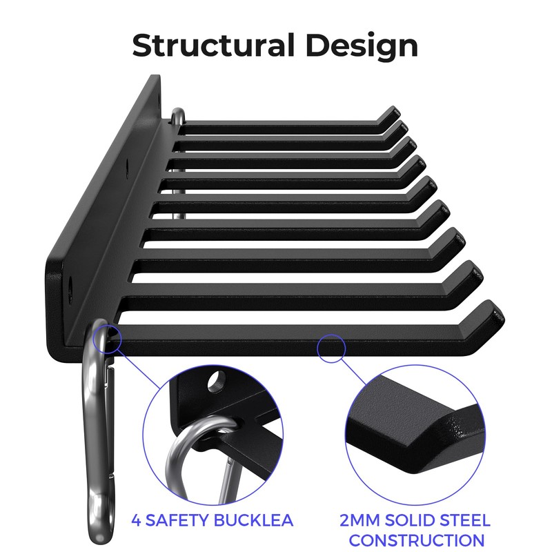 Home Gym Equipment Storage Rack Wall Mount,Cable Attachments,Lifting Belts
