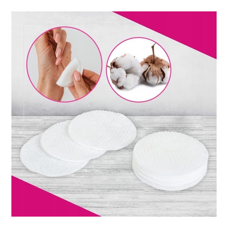Cotton Pads, Pack of 600, Lint-Free Make-Up Pads, Effective Facial