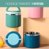 Termo Bento P/ Alimento - Recipiente Sellado Comida 1000 Ml