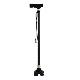 Height-adjustable cane, grandfather's four-legged cane, aluminum light cane, sturdy grandmother's gift height