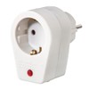 Hama Socket adapter, surge protection (earthing contact plug, increased touch