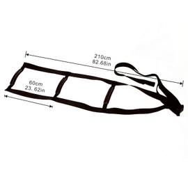 VANSUN Bed Ladder Assist with 3 Thickened Handle, Pull Up Assist Device with Handle Strap,Rope Ladder, Sitting, Sit Up Hoist for Elderly,Senior, Injury Recovery Patient, Pregnant