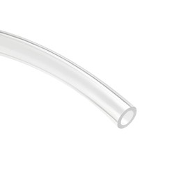 sourcing map Pneumatic Air Tubing, 8mm OD x 5mm ID 5 Meters 16ft PU Polyurethane Air Compressor Tube Hose Pipe Clear