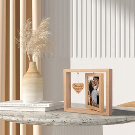 Romantic Couples Picture Frames Anniversary Birthday Gifts for Her Girlfriend Graduation Gifts for Him Boyfriend, Wedding Gifts for Couples Wife Husband, Happy Anniversary (Anniversary Photo Frame 3)