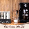 Maxcheck 2 Pcs 66 oz 304 Stainless Steel Coffee Canisters