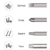 SeonFook 30pcs 100mm Long Screwdriver Drive Bits Magnetic Drill Bit
