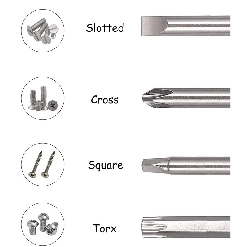 SeonFook 30pcs 100mm Long Screwdriver Drive Bits Magnetic Drill Bit
