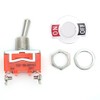 10PCS E TEN1021 AC 15A Mini Toggle Switch ON OFF