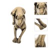 Ciieeo Retro Brass Hound Figurine Brass Dog Adornment Unique Animal