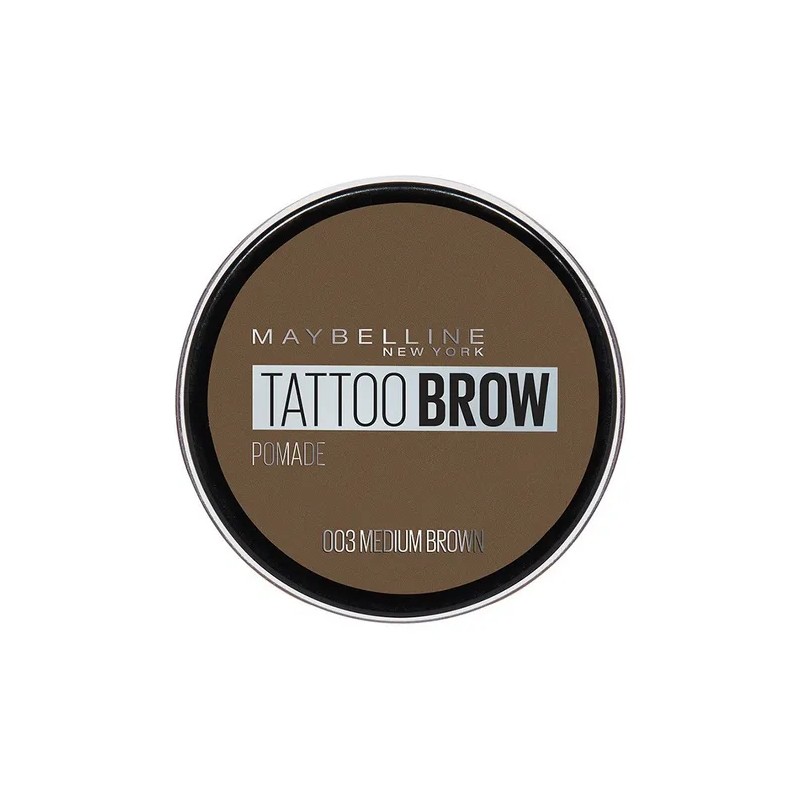 Pomada Para Cejas Maybelline Brow Tattoo Color 003 Medium Brown