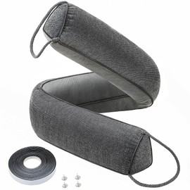 Door Draft Stopper Door Sweep: Weather Stripping Door Seal - Under The Door Draft Blocker for Bottom of Door - Noise Cold Air Door Insulation Strip Door Soundproofing 32"