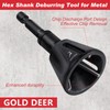 GOLD DEER 2Pcs Deburring Tool Chamfer Tool 1/8"- 3/4" and