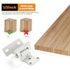 Ravinte 20 Pack 10 Pairs Semi-Overlay 1/2 inch Self-Closing Face