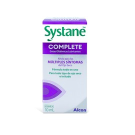 Systane Complete Gotas Oculares para Ojo Seco, Lubricación de Todas las Capas de la Lágrima, Protección Avanzada y Alivio Prolongado, 10 ml           