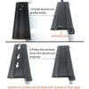 5Pack 1 Meter Anti-Slip Stair LED Aluminum Profile Safety Backlight