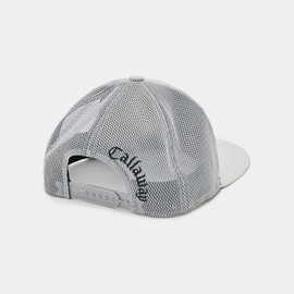 Callaway C25191103 Men's Flat Mesh Cap, Adjustable Size, Golf Hat, 1020_grey, Free size