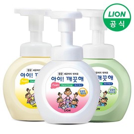 I'm Clean [LION] [CJ] I'm Clean foam type 3 250ml containers (lemon/green grape/sun), 250ml (green grape) x 3 containers / 아이깨끗해 [LION] [CJ ]아이깨끗해 거품형 250ml 용기 3개 (레몬/청포도/순), 용기 250ml (청포도)x3개
