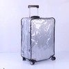 AQS INTERNATIONAL Transparent PVC Suitcase Cover Protectors - Clear Luggage