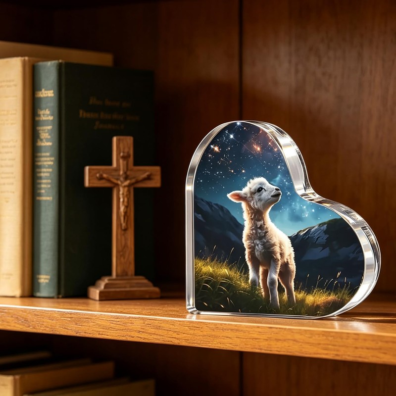 Christian Gifts for Women, Lamb of God Plaque Religious Gift