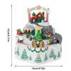 Christmas Village Ornament North Pole Village Ornament Xmas Snow House