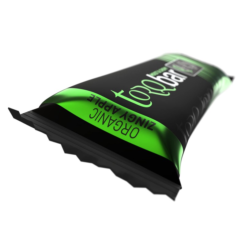 Torq Energy Bar Organic Zingy Apple - Vegan Plant Based