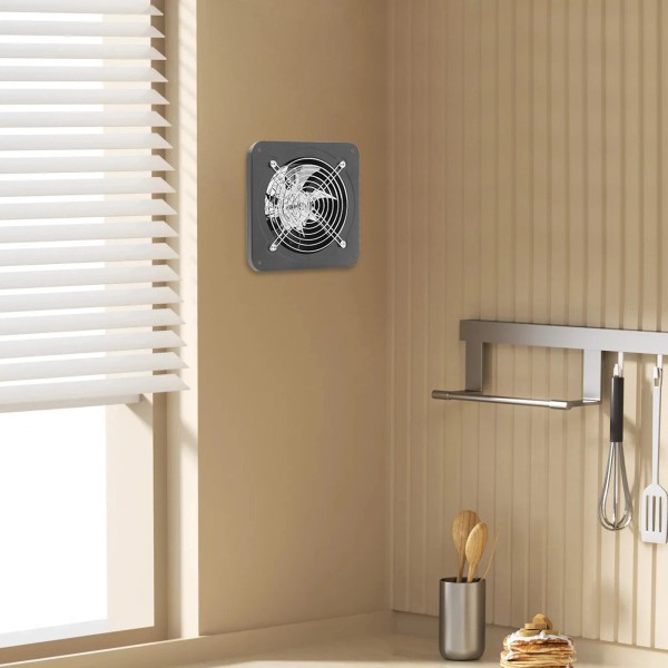 Unbranded Window Exhaust Fan Shutter Fan with Reversible Airflow Ventilation