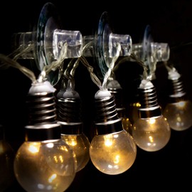 Com-Four® decorative suction cup holders for fairy lights and decoration for Christmas, New Year, Easter, etc.