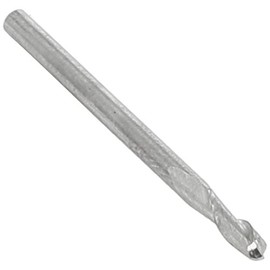 Alpen 752500250100 Solid Carbide Ball Nose End Mills, K 2, 5mm, Grey