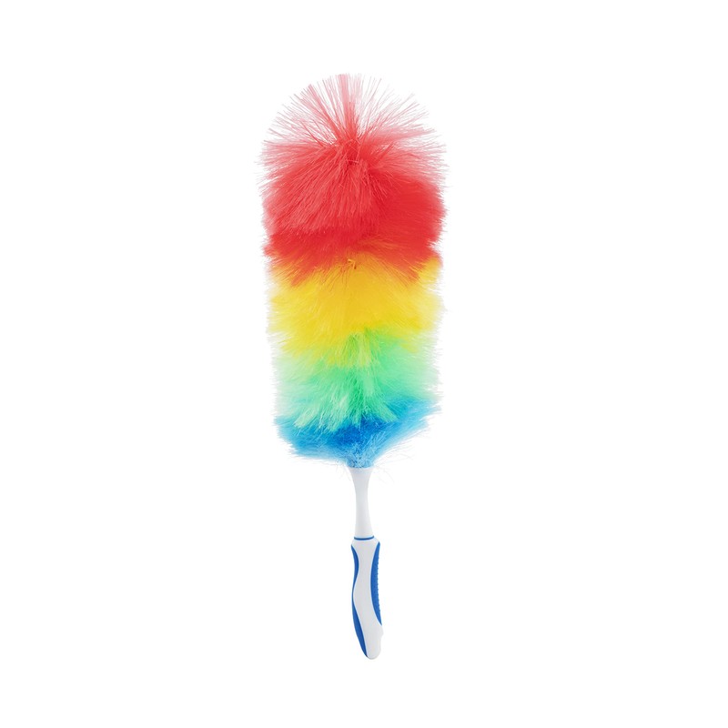 Superio Hand Duster for Cleaning, Rainbow Colored Dust Remover, Home,