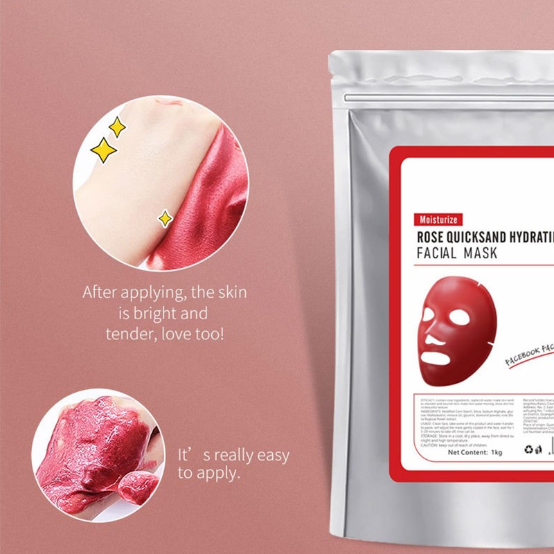 Crystal soft film powder (1000g, rose)