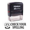 Printtoo Self Inking Check Your Spelling Rubber Stamp Office Stationary