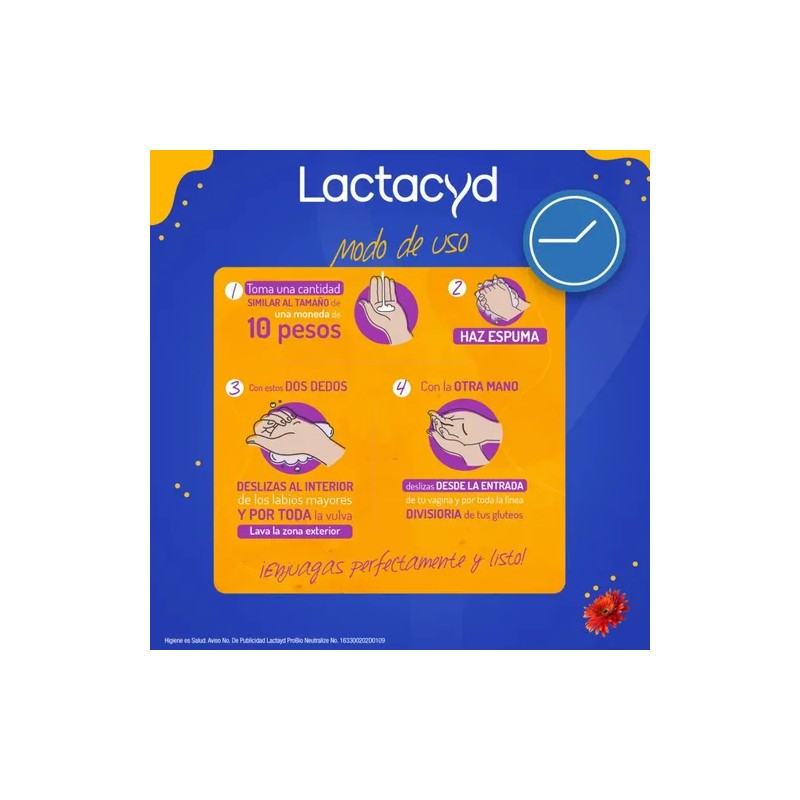 Shampoo Íntimo Lactacyd Neutralize De Uso Diario Con 220ml