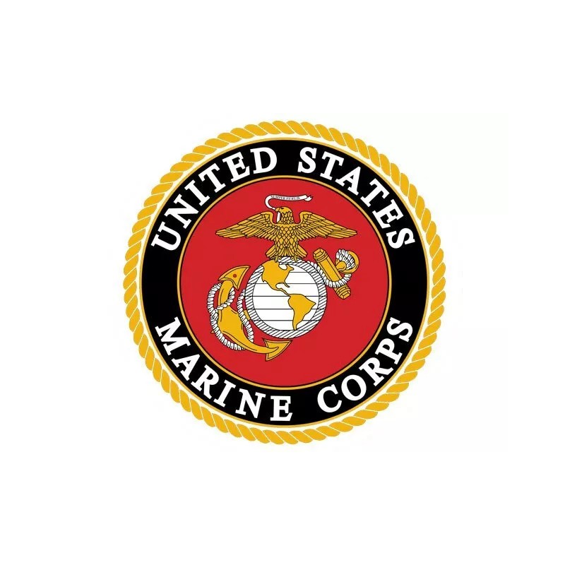 Military Branch support all. 4"X 4" vinyl. NEW. $2.68