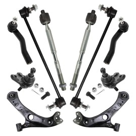 TRQ Front Steering & Suspension Kit Compatible with 2016-2022 Toyota