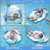 2025 Mambobaby Baby Float with Canopy & Tail Infant Swim