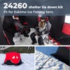 TOSRWGLL 24260 Deluxe Shelter Tie Down Kit Fit for Eskimo
